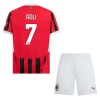 Maillot de Supporter AC Milan Adli 7 Domicile 2024-25 Pour Enfant